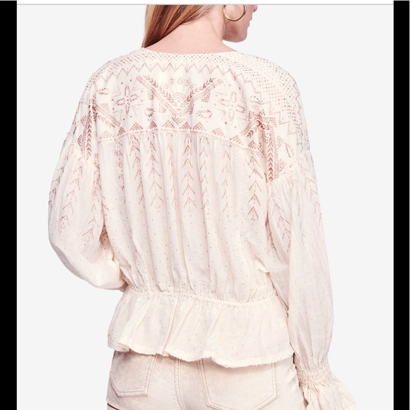 Free People Metallic Blouse - Picture 3 of 3